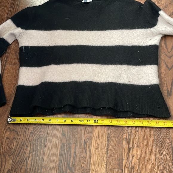 & other stories stockholm atelier wool blend black and white striped sweater, M - Picture 4 of 9